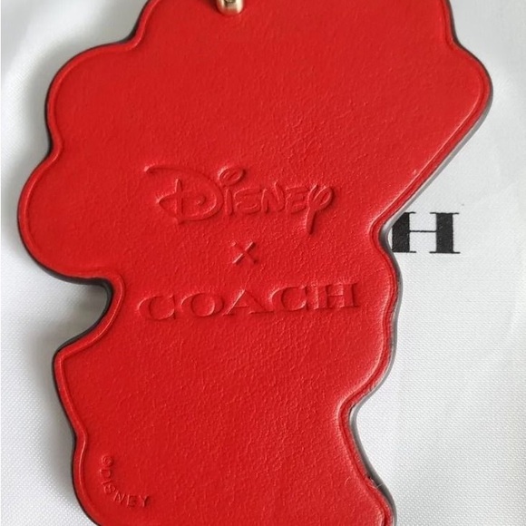 COACH X DISNEY Original Limited Edition Minnie Mouse Bag Charm Keychain - Picture 15 of 16